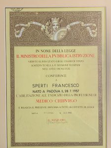 Dr. Francesco Sperti - Oculista, Medico Legale